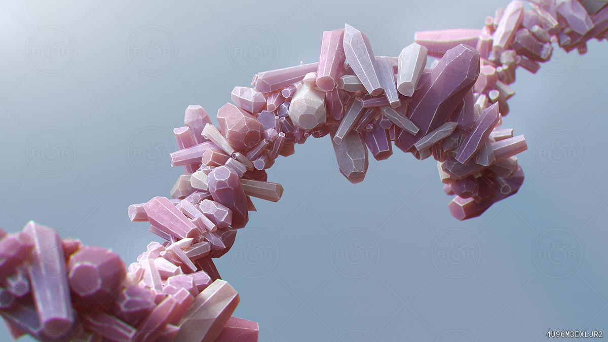 Crystalline Form by Raw & Rendered